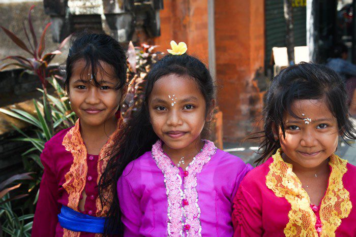 Three Balinese Girls