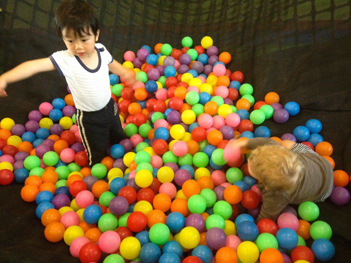 A ball pit in Seoul's airport