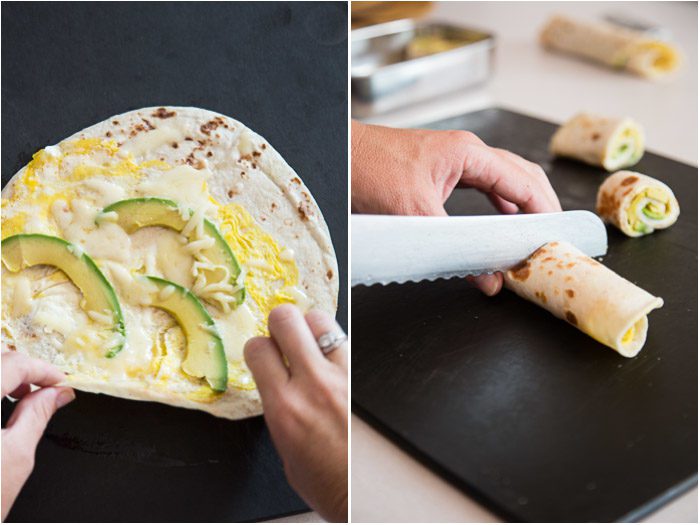 Roll Up Eggs Wrap
