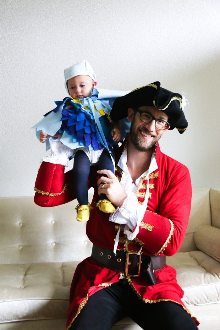 30 of the Best Costumes for Kids (Parrot and Pirate)