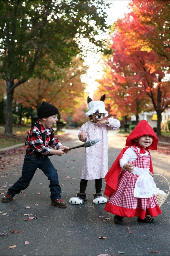 30 Best Costumes for Kids (Red Riding Hood, Wolf, and Huntsman)